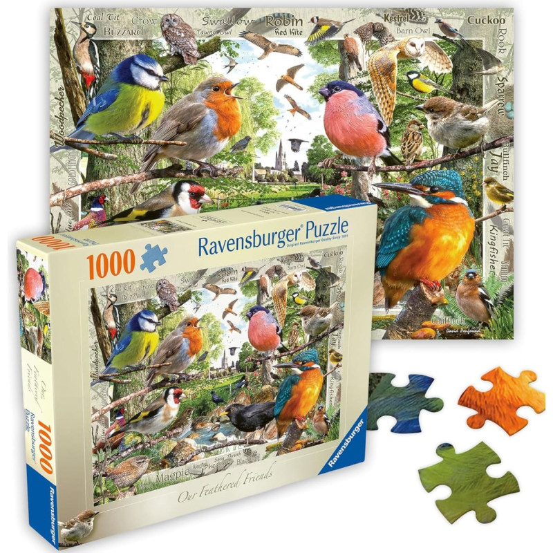 Ravensburger Пазл 1000 Наши пернатые друзья