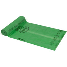 Biobag Компостируемые мусорные мешки BioBag 120/140 л (16 шт. в рулоне) 17 м&sup2;, 87 x 150 см, зеленые.
