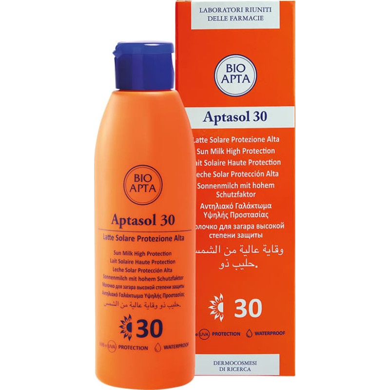 Bioapta Aptasol 30 (защитное молочко с высокой степенью защиты SPF 30+) 125 мл