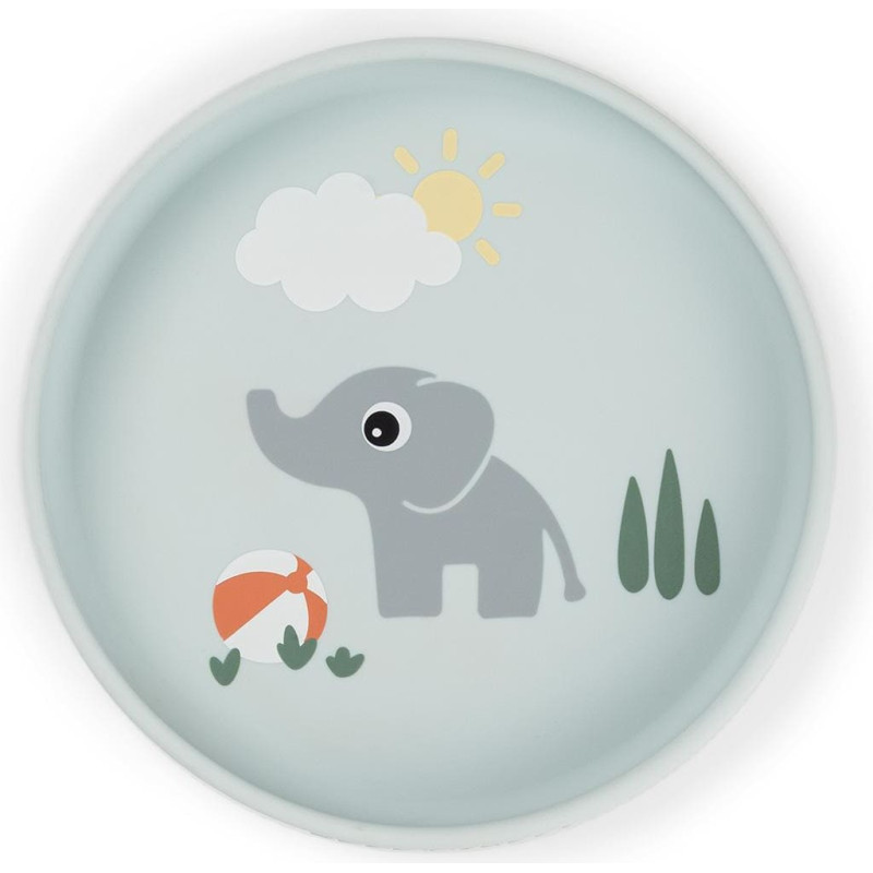 Done By Deer тарелка Playground Blue