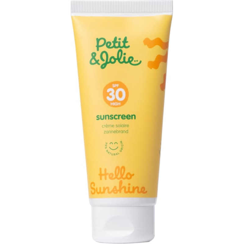 Petit And Jolie Натуральный минеральный солнцезащитный крем SPF30 без отдушек для младенцев и детей, 100 мл