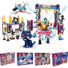 KLOCKI KWIATY PAPUGA 1162 ELEMENTY