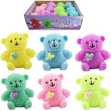 MIŚ MIĘKKI SIEDZĄCY ŚWIECĄCY 6 KOLORÓW