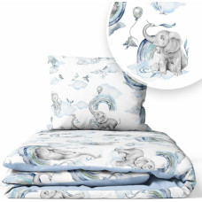 Ankras G/v komplekts RAINBOW ELEPHANTS blue 2 el. K-2T135