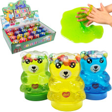 MASA MAGICZNA SLIME BROKATOWA MIŚ