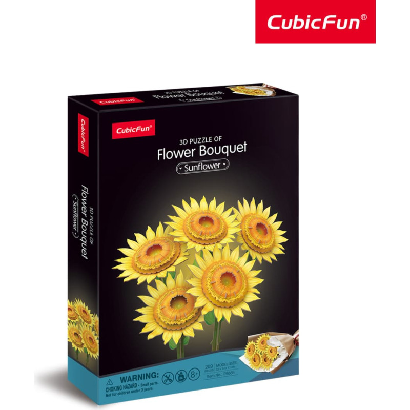 Cubic Fun CUBICFUN 3D пазл &laquo;Букет цветов &ndash; подсолнухи&raquo;