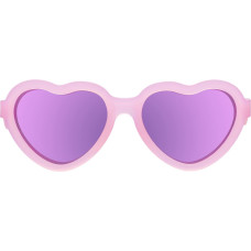 Babiators Поляризованные солнцезащитные очки в форме сердца &ldquo;Frosted Pink&rdquo; с зеркальными линзами, 0&ndash;2 года