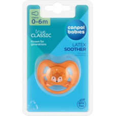 Canpol BABIES rubber pacifier CUTE ANIMALS, 0-6 m., 22_593_new