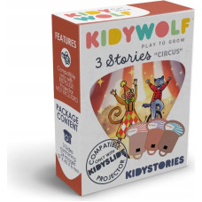 Kidywolf story set Circus, 3 stories for KIDYSLIDE projector, KIDYSTORIES-CI