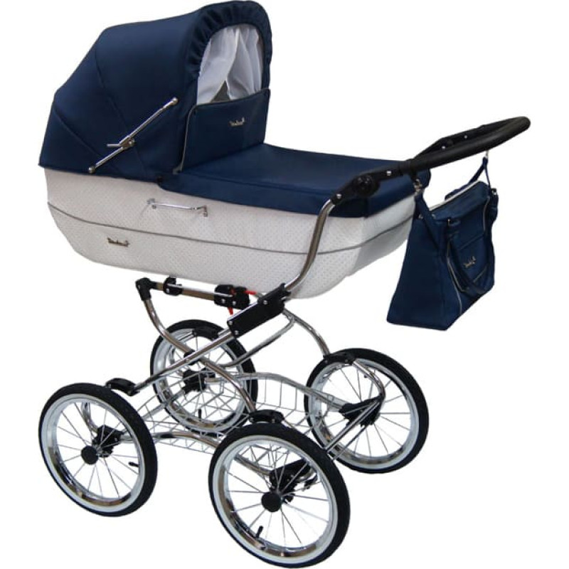 Baby Fashion RENEE Универсальная коляска 2в1, R-10 Синий-белый (blue-white)