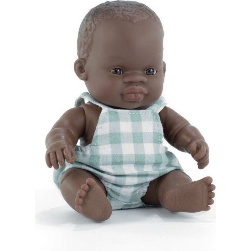Miniland BABY DOLL BOY AFRICAN 21CM CLOTHES