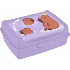Keeeper Контейнер для хранения продуктов deco-click-box midi 1L Carla &ldquo;Capybara&rdquo; 17x13x7 см, нежно-фиолетовый.