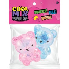 Cool Mix SUPERGEL игрушка-антистресс улыбающийся мишка, 2 шт.