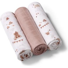 Babyono muslin diapers red 348/18