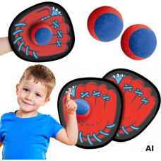 Woopie Skill Game Catch the Ball Paddle For Children Ball Catcher 5 pcs.