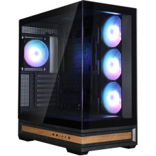 Zalman P40 NAMU, ATX Mid Tower PC Case, 4  x 120mm ARGB Fans, Black