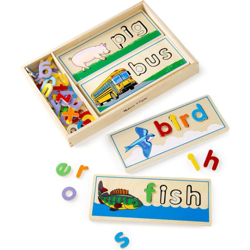 Melissa & Doug Melissa&Doug See&Spell  Art.12940  Деревянная игрушка Буквы