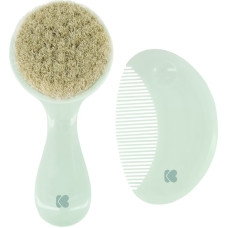 Comb and brush with natural bristles Savanna Mint