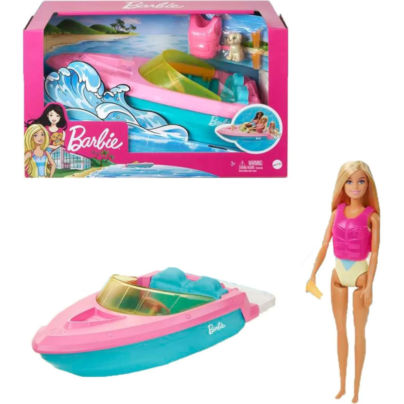 Mattel Barbie Boat and Doll Playset GRG30 Mattel