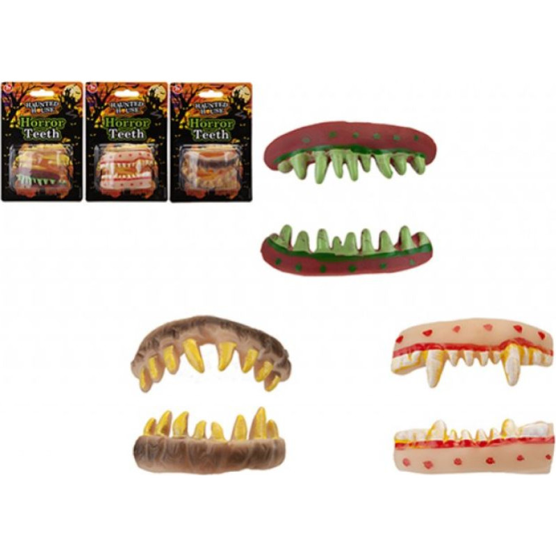 Хэллоуин чудовищные зубы
