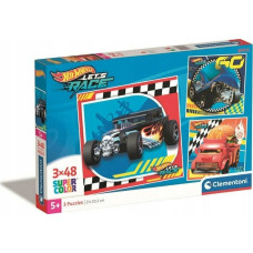 Clementoni pusle Hot Wheels 3 x 48 tk