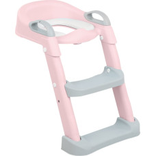 Toilet seat with ladder Lea Pink