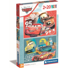 Clementoni puslekomplekt Cars 2 x 20 tk