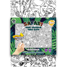 Splat Planet colour-in tablecloths, Safari, 2 pcs.