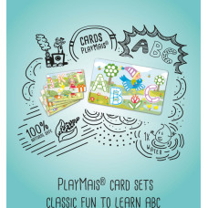 Playmais card set LEARN ABC