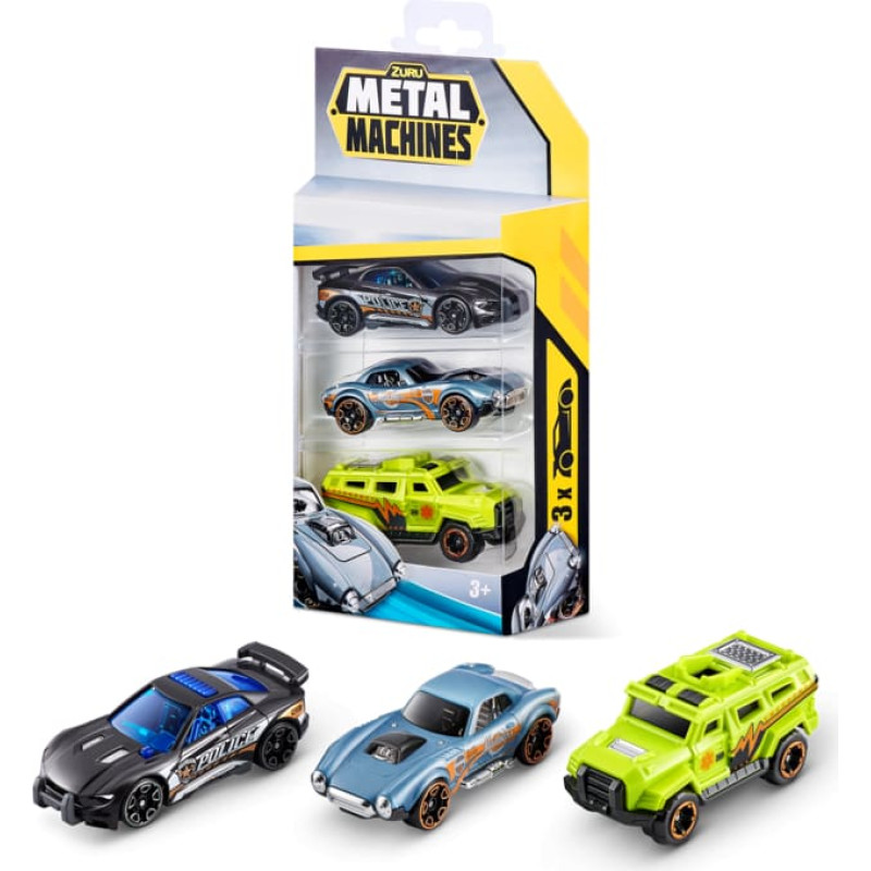Metalmash METAL MACHINES cars set (3 pcs.), assort., 6715