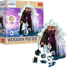 KRAINA LODU *50* PUZZLE DREWNIANE KONTUR