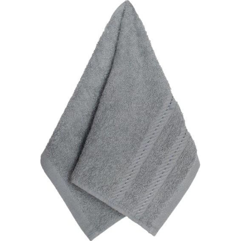 RĘCZNIK EVA 30X50 FROTTE BAW.STALOWY 450gsm