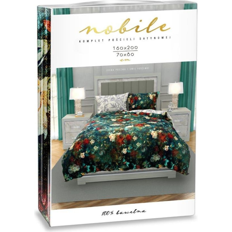 POŚCIEL KPL.160X200+2x70X80 NOBILE 012 SATYNA BAW.FOTOPRINT