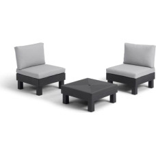 Keter Комплект садовой мебели Elements Balcony Set серый/светло-серый