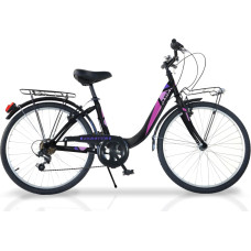 Dino Bikes Женский велосипед 26" "SUMMERTIME", черный/розовый