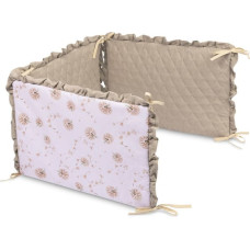 Sensillo BED BUMPER DANDELIONS BEIGE