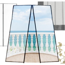 LUARO magnētiskais tīkls durvīm izturīgs spēcīgs magnēts 110x220cm