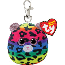 TY Squishy Beanies võtmehoidja leopard Dotty 9 cm