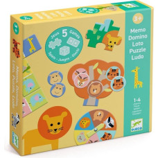 Djeco Набор развивающих игр - Дикие животные (5 игр)