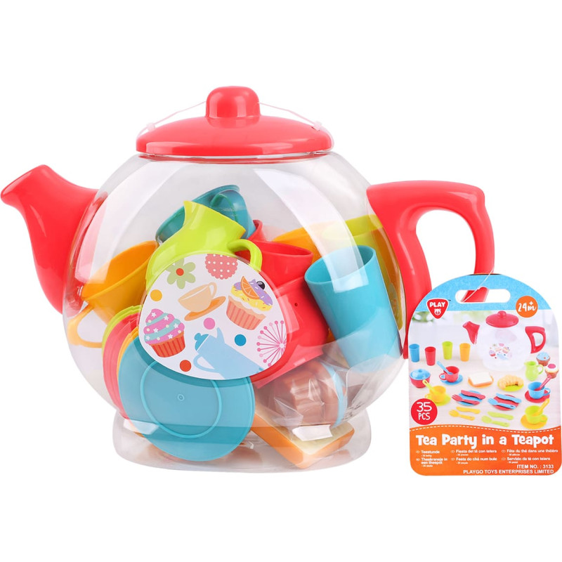 Playgo tea party in a teapot, 34 pcs., 3133