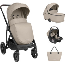 Stroller 3in1 with carrycot Chiara Beige