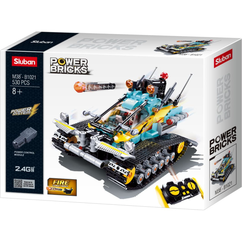 Sluban construction set, R/C Scorpio Scout Car, 530 pcs.