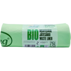Biobag Компостируемые мусорные пакеты BioBag 75л (20 шт. в рулоне) 23мкр. 65х90см зеленые