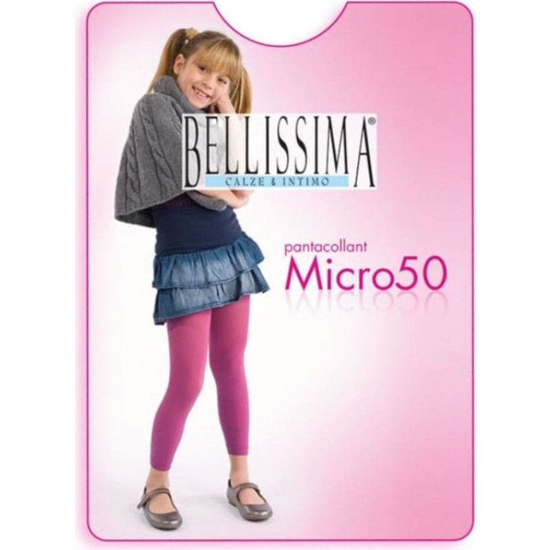 Bellissima Леггинсы для девочек Micro 50 nero 4