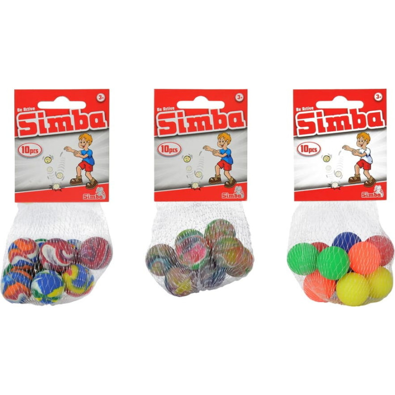 Simba Toys Прыгающие мячики Simba в сетке, 10 шт.