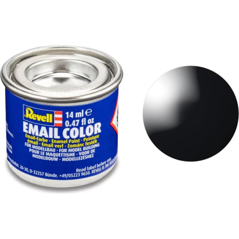 Revell эмалевая краска Enamel Black gloss