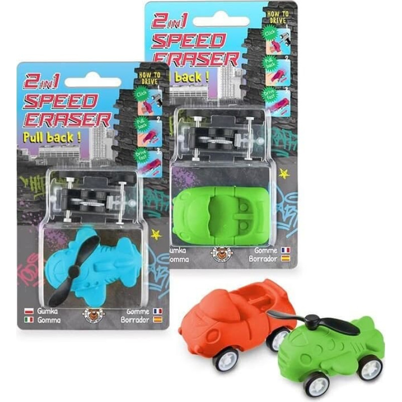 Trendhaus Speed Action - Ластик - машинка с откатом (1 шт., 6 дизайнов)
