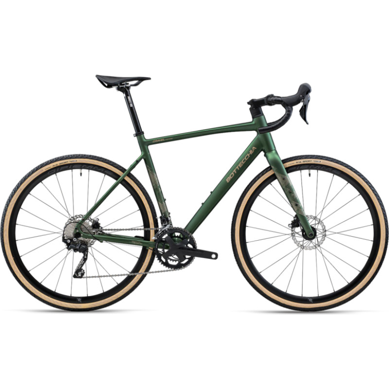 Bottecchia Gravel jalgratas BOTTECCHIA Gravel Monster - Sora 18s - C46 Matt Green (XL)
