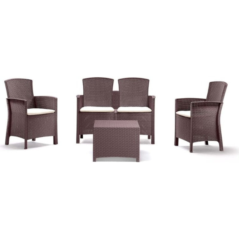 Bica Комплект садовой мебели Set Lido 2 Storage коричневый