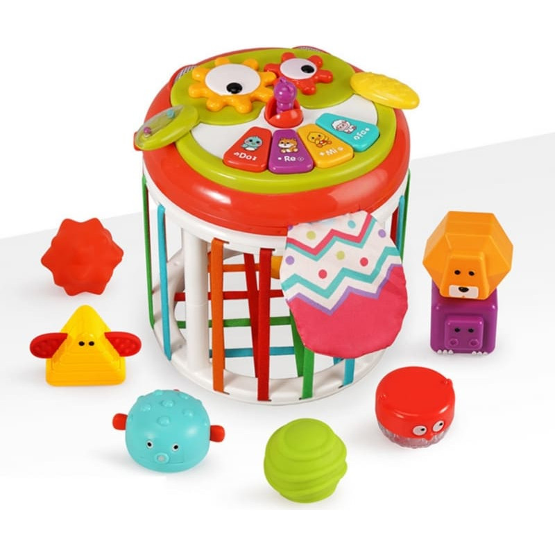 Woopie BABY Walec Kostka Sensoryczna Interaktywny Bębenek